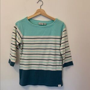 L.L.Bean French Sailor Boatneck 3/4. Style Beach.